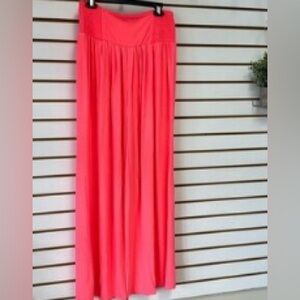 Zenana Smocked waist wide leg pants